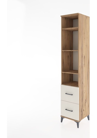 Hyperion Dolap 4 Raflı 2 Çekmeceli 44x44x221 Çam-aytaşı Çam