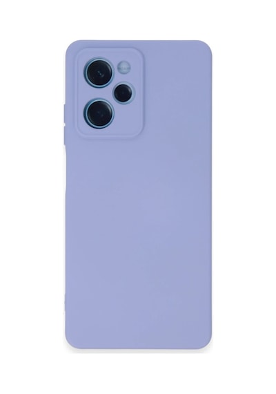 Xiaomi Poco X5 5g Kılıf Nano İçi Kadife Silikon - Lila Çok Renkli