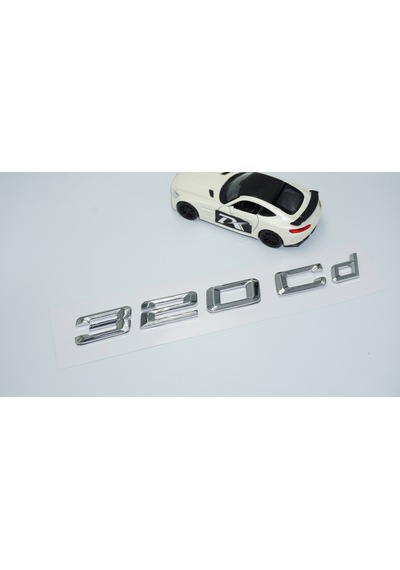 Dk Tuning 320cd Bagaj Krom Metal 3m 3d Yazı Logo Bmw İle Uyumlu