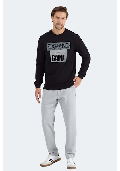 Slazenger Rubıo 2 Li Set Erkek Sweatshırt Siyah - Lacivert