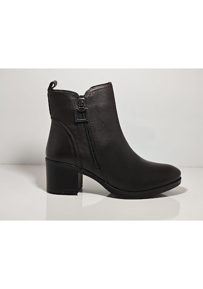 Castle Black Castleblack 92163-1 Kahve Kadın Kışlık Deri Bot Kahve