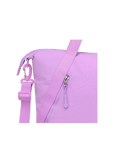 Smart Bags Mikro Poly Kumaş Büyük Boy Kadın Omuz Çantası 3335 Lila