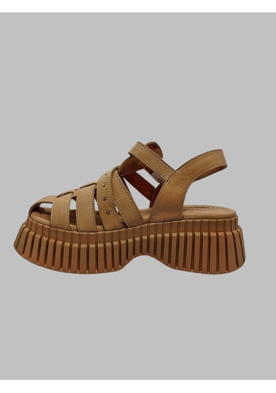 Albini A-24y101352 Kadın Deri Sandalet Ten