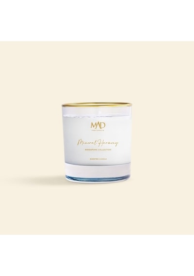 Mad Mineral Harmony 200 Ml Kokulu Mum Deniz Notaları, Bergamot, Amber & Misk İle Ferah Ve Dengeli Atmosfer 50 x 22
