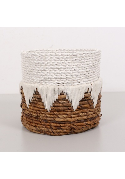 Didim Doğal Abaka 21x19 Cm Saksılık & Saklama Düzenleme Beyaz