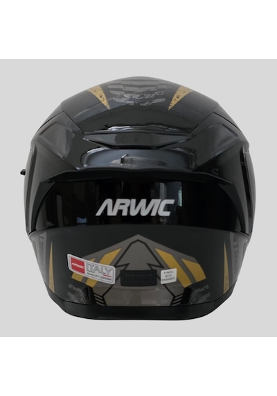 Arwic Street Model Yarım Motosiklet Kaskı Ar836 Sarı