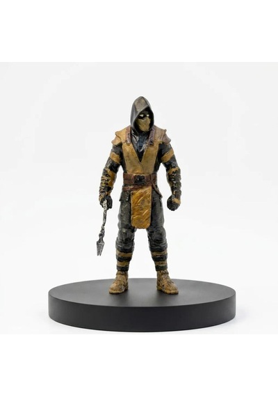 Mortal Kombat Koleksiyonluk Scorpion Figür Biblo Oyuncu Masası Aksesuarı Gaming Hediyelik 15cm