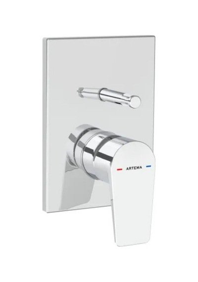 Artema Flow Square Ankastre Banyo Bataryası Sıva Üstü A43208 Krom