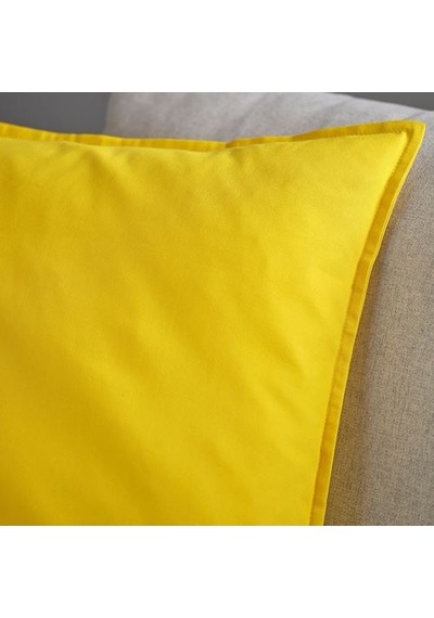Ikea Gurlı Kırlent Kılıfı, Sarı, 65x65 Cm