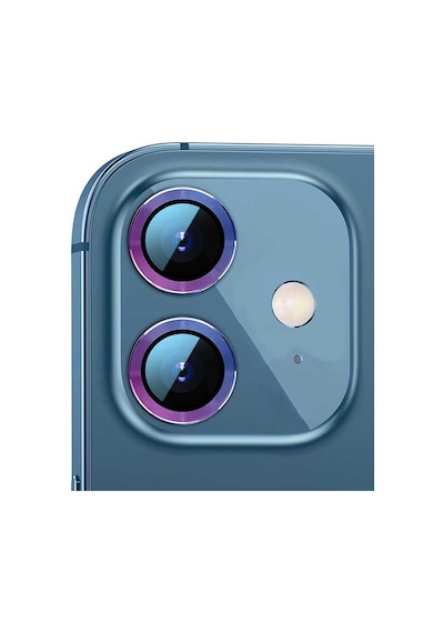 Zore İphone 12 Uyumlu Cl-07 Kamera Koruyucu-colorful