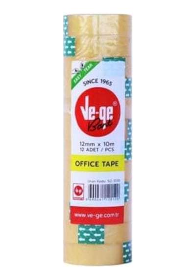 Bant Offıce Tape 12x66 6 Lı Paket 1