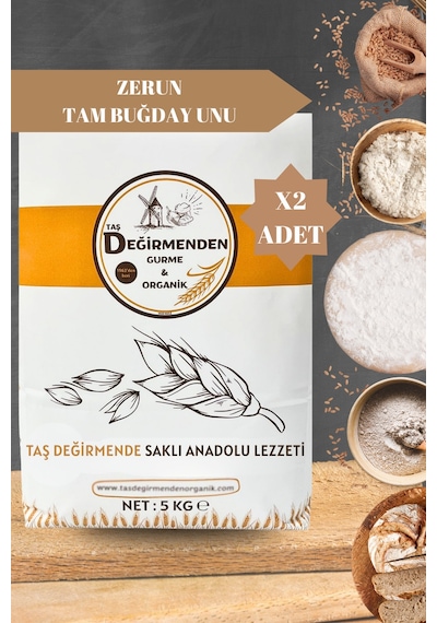 Zerun Tam Buğday Unu - 10 Kilo