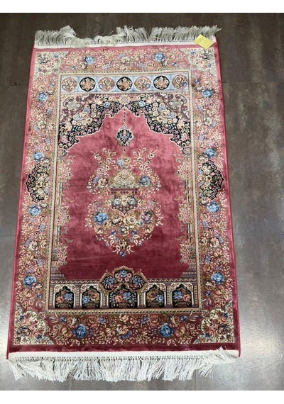 Foneks Mehra İpek-01 Bordo Halı
