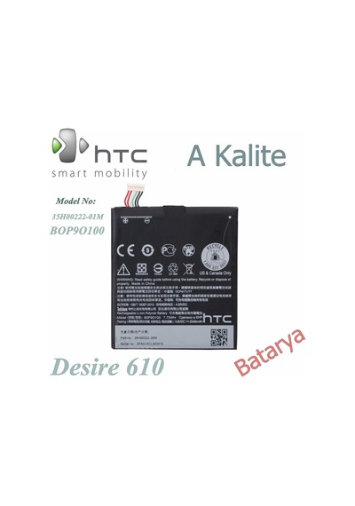 Htc 35H00222-01M Bop9O100 Batarya Desire 610 Uyumlu Bat