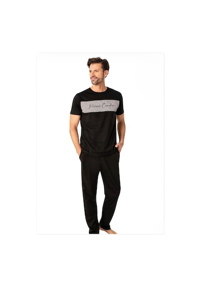 Pierre Cardin Penye Kısakol Pijama Takımlk-pc6080 Siyah