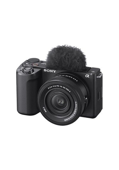 Sony ZV-E10 Gövde + 16-50 MM Motorlu Zum Lens Vlog Kamerası