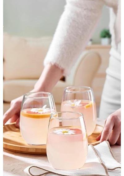 Paşabahçe Amber Su Meşrubat Bardağı 6 Lı 420825 350 Cc - Şeffaf