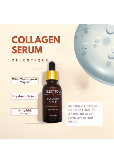 Celestique Hyaluronik Acid & Collagen Serum 30 ML