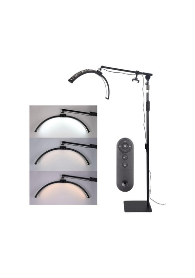 Trled F-700b 70cm Zebra Elmas Desenli Ayaklı Profesyonel Güzellik Salonu Lambası Standart