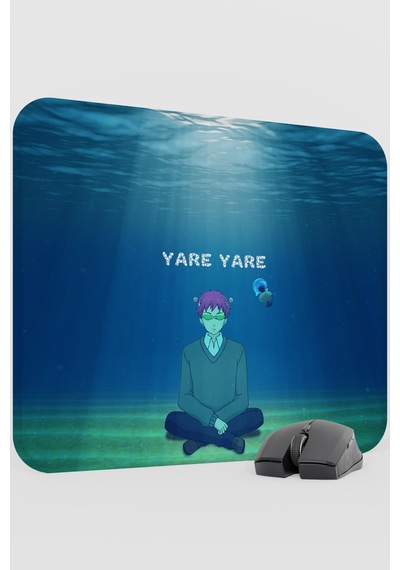 Saiki Kusuo Anime V2 - 48x40 Xl Gaming Kauçuk Kaymaz Taban Mouse Pad Fare Altlığı