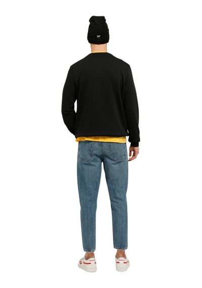 Reebok Rı Ft Left Chest Cr Erkek Siyah Sweatshirt Siyah