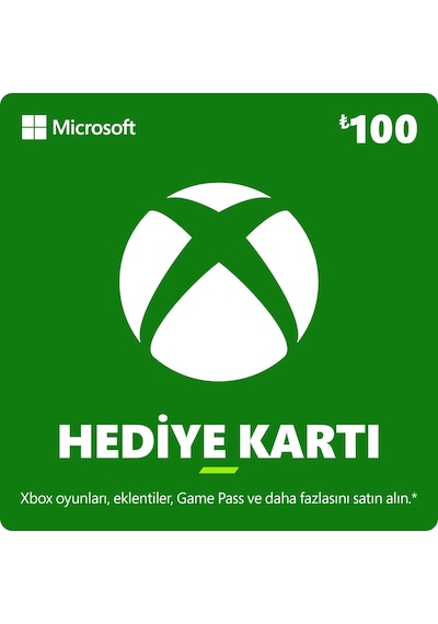 Microsoft Xbox Hediye Kartı 100 TL