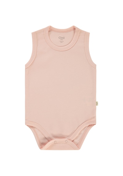 Civil Baby Bebek 5'li Çıtçıtlı Badi 1-3 Yaş Pembe