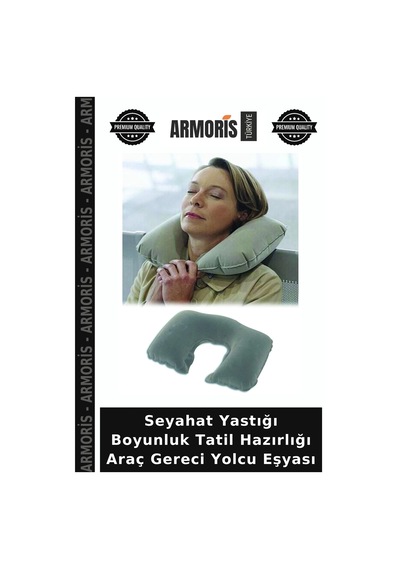Seyahat Yastığı Boyunluk Tatil Hazırlığı Araç Gereci Yolcu Eşyası