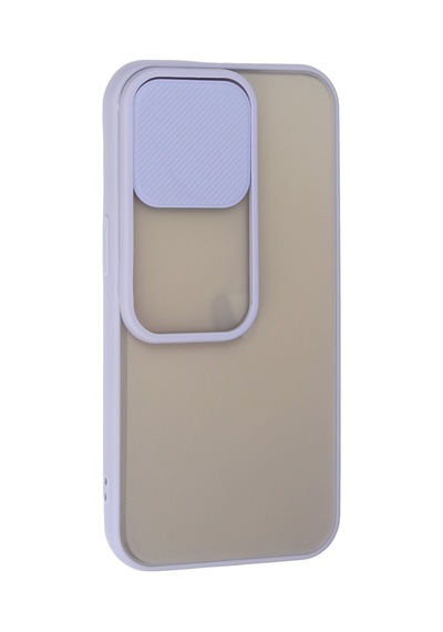 Apple iPhone  Uyumlu,  13 Pro Kılıf Palm Buzlu Kamera Sürgülü Silikon - Lila