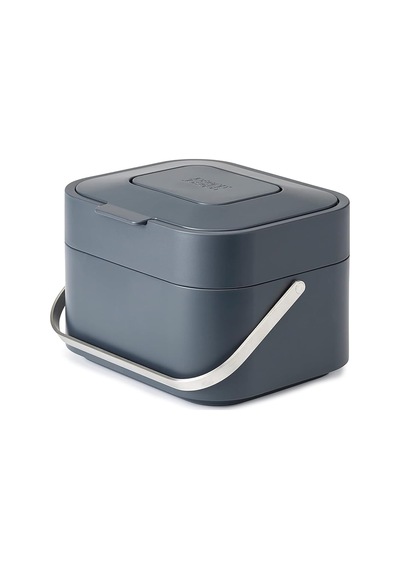 Joseph Joseph 30015 Stack 4 Organik Atık Kabı, Plastik, 23,5 X 19,7 X 16,1 Cm, Grafit, 23.5x19. Diğer