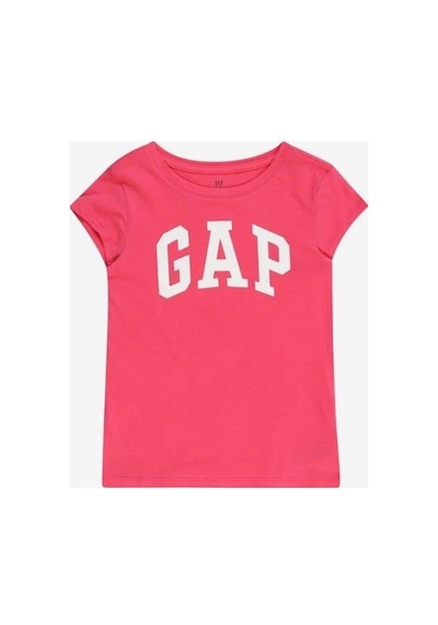Gap V-hs Ss Value Logo Tee Kız Çocuk T-shirt 460525005 313351499-26485 Pembe