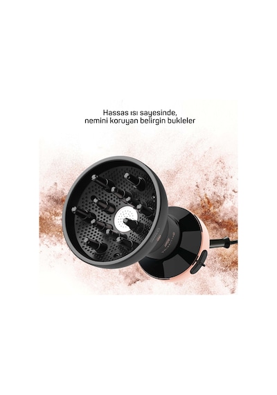 Arzum AR5086 Bellissima Diffon Ceramic Saç Kurutma Makinesi Siyah