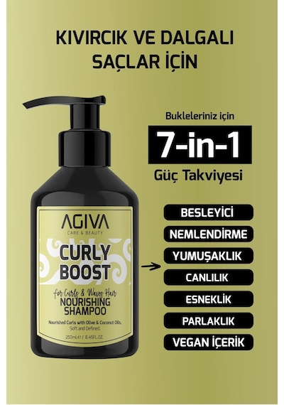 Curly Boost Besleyici Şampuan-250ml