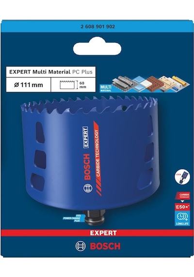Bosch 111 Mm Expert Sert Malzemeler İçin Panç 2608901902