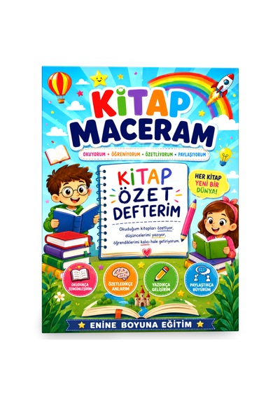Kitap Özet Defterim - Kitap Maceram Çok Renkli