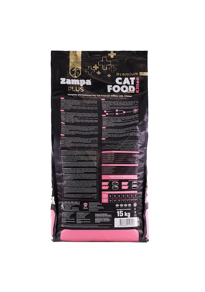 Zampa Plus Premium Tavuk Etli Yavru Kediler İçin Kuru Mama 15 KG