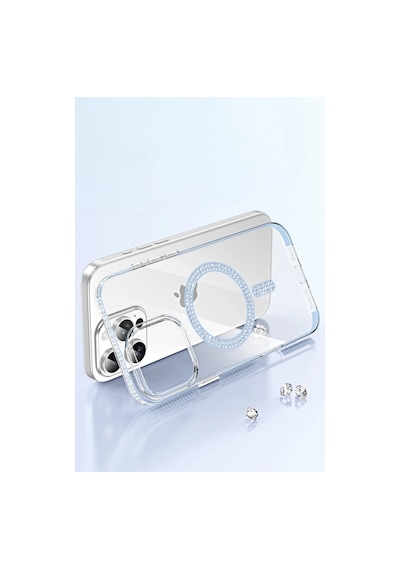 Joko Apple iPhone Uyumlu 14 Pro Max Move Taşlı Magsafe 96210 Mavi