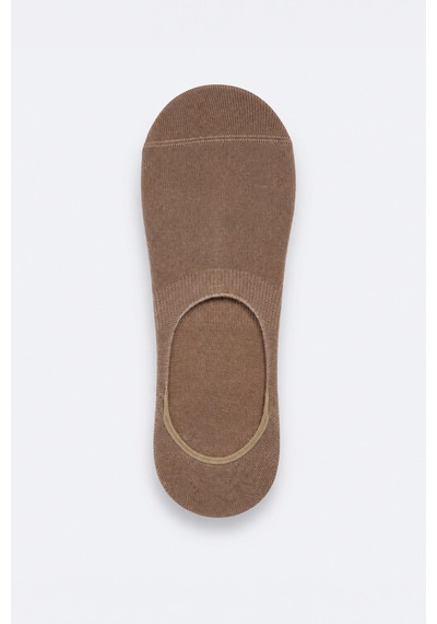 Morven Erkek Bej Bambu Düz Desen Babet Çorap 26yc019004653 Bej