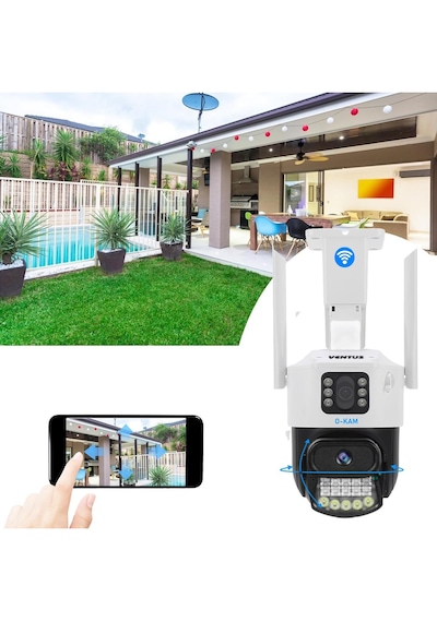 O-kam 6015 Dual Lens Wifi Uzaktan İzleme Sesli Akıllı Kamera