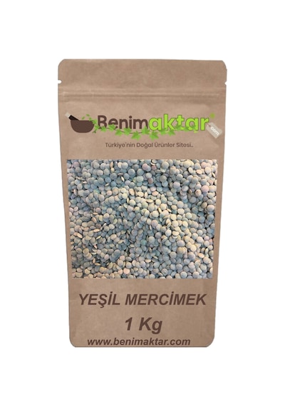 BenimAktar Yeşil Mercimek 1 KG