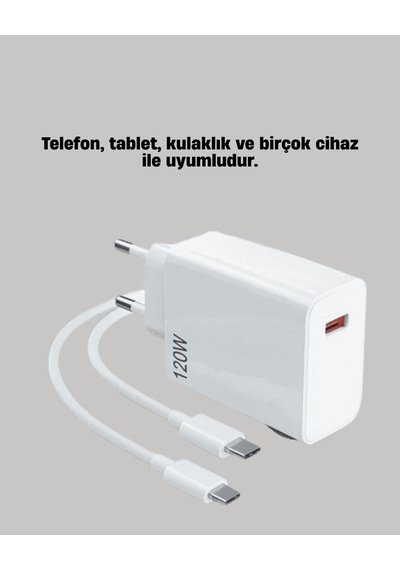 Mi Turbo 120w Akıllı Hızlı Şarj Cihazı Taşınabilir Dayanıklı 0