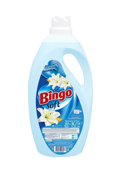 Bingo Soft Çamaşır Yumuşatıcısı 3 Lt Lavanta Ve Zambak 2 Li Set 2'li Set