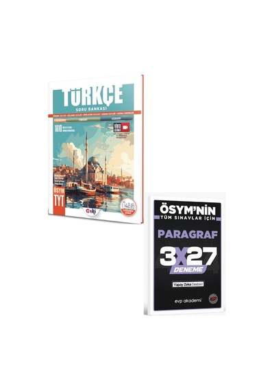2027 Ulti 2027 Tyt Türkçe Soru Bankası+ Evp Akademi Paragraf
