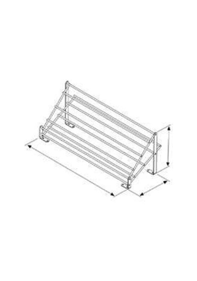 Starax İki Raflı Kapağa Monte Ayakkabılık Krom 60cm S-6141-c Çok Renkli Starax İki Raflı Kapağa Monte Ayakkabılık Krom 60cm S-6141-c Çok Renkli