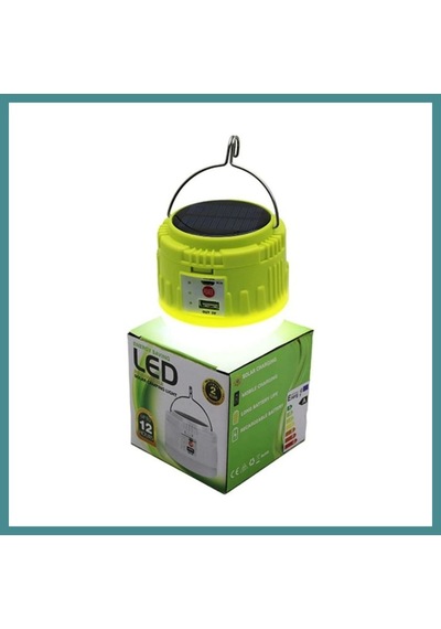 Trendexa Usb Şarjlı Led Solar Kamp Lambası Mac Standart