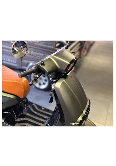 Motolüx Latte 6 Akülü Elektrikli Motosiklet Yeşil Renk Yeşil