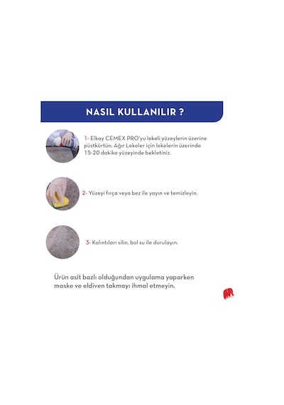 Elkay Vh602 Cemex Pro Asit İçeren Karo Ve Harç Temizleyici 1 Lt