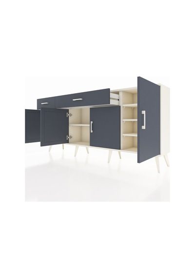Arges Konsol 5 Raflı 2 Çekmeceli 4 Kapaklı 176x30x83 Aytaşı-antrasit/antrasit Antrasit/antrasit Arges Konsol 5 Raflı 2 Çekmeceli 4 Kapaklı 176x30x83 Aytaşı-antrasit/antrasit Antrasit/antrasit