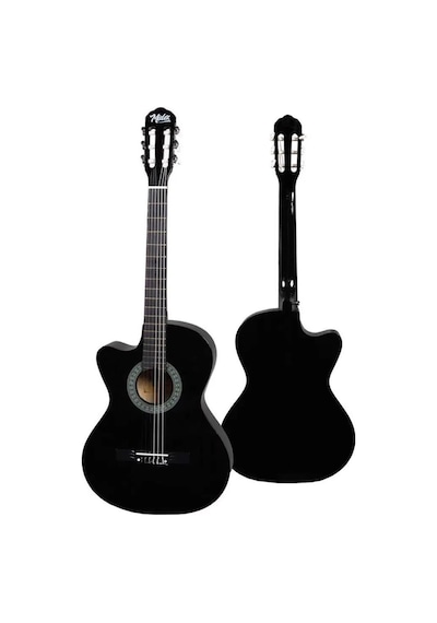 Midex Cg-396bk Solak Klasik Gitar Siyah Renk Full Set Sap Ayarlı 4/4 Yetişkin Boy