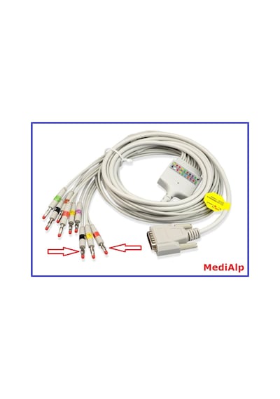Ekg Kablosu 10 Lead Üniversal Tip Banana Uçlu (Tpu Kablo.1 Sinif)